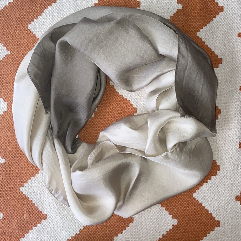 J.Crew Silk Ombré Scarf